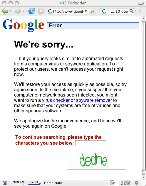 google hates doughnuts